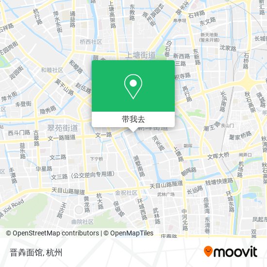 晋羴面馆地图