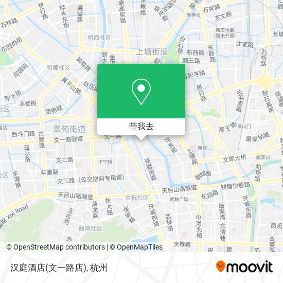 汉庭酒店(文一路店)地图