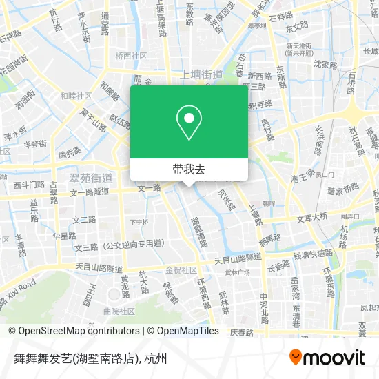 舞舞舞发艺(湖墅南路店)地图