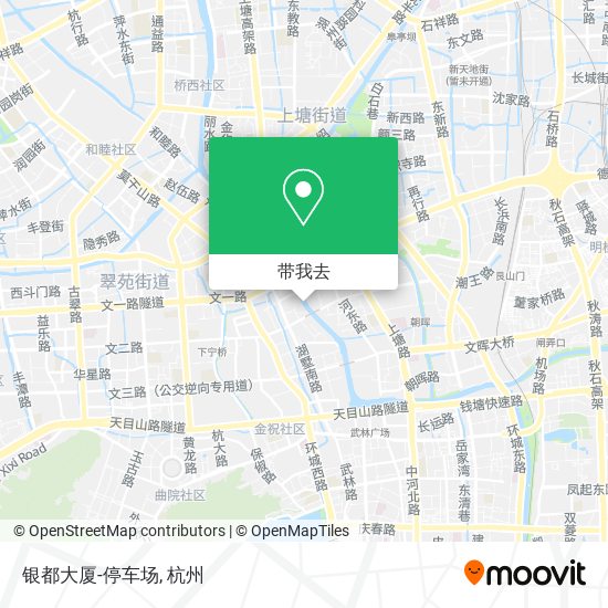银都大厦-停车场地图