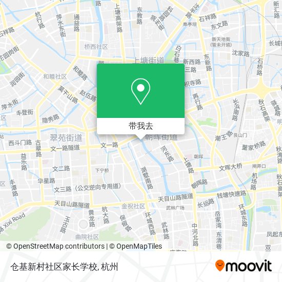 仓基新村社区家长学校地图
