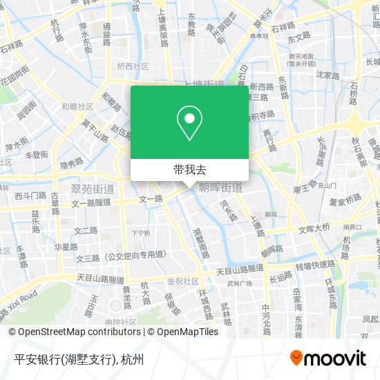 平安银行(湖墅支行)地图
