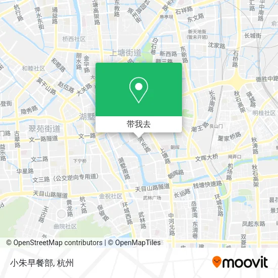 小朱早餐部地图