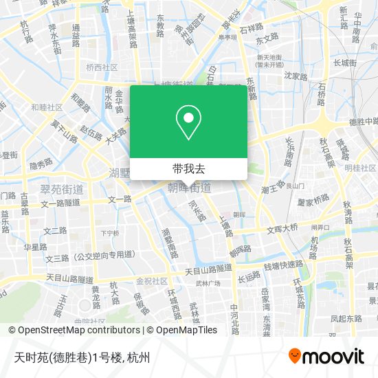 天时苑(德胜巷)1号楼地图