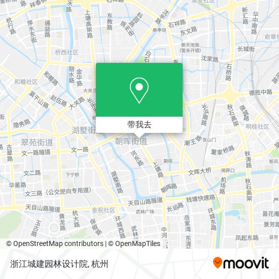 浙江城建园林设计院地图