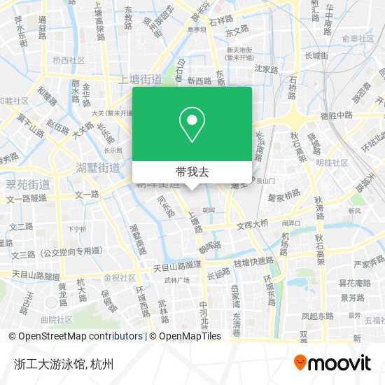 浙工大游泳馆地图