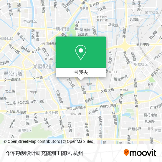 华东勘测设计研究院潮王院区地图