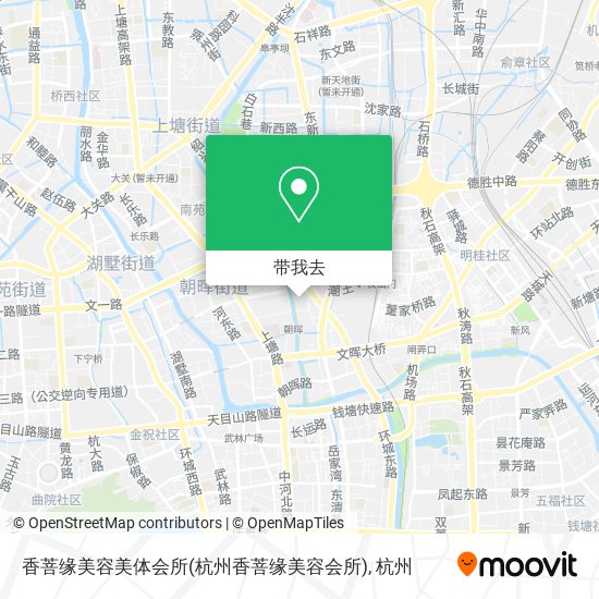 香菩缘美容美体会所(杭州香菩缘美容会所)地图
