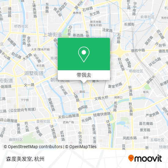 森度美发室地图