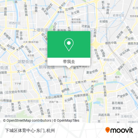 下城区体育中心-东门地图
