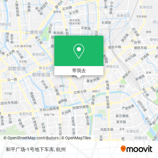 和平广场-1号地下车库地图