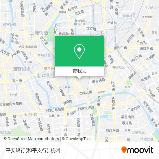 平安银行(和平支行)地图