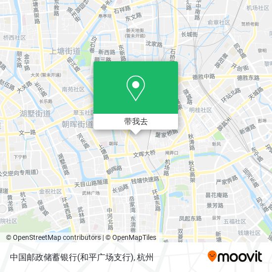 中国邮政储蓄银行(和平广场支行)地图