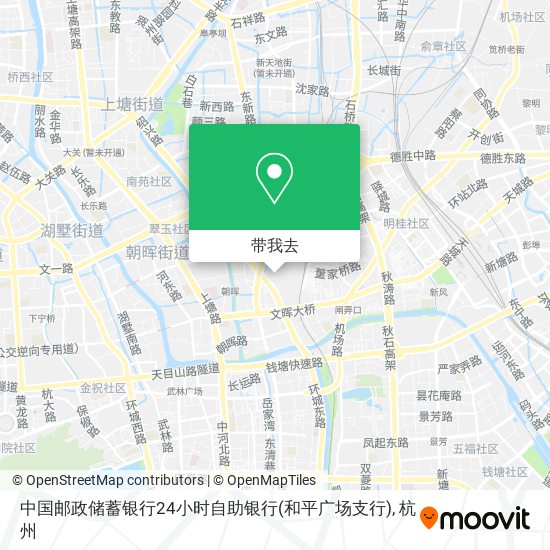 中国邮政储蓄银行24小时自助银行(和平广场支行)地图