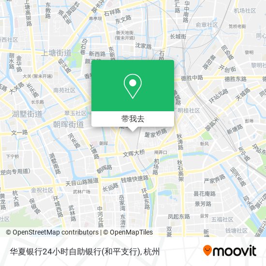 华夏银行24小时自助银行(和平支行)地图