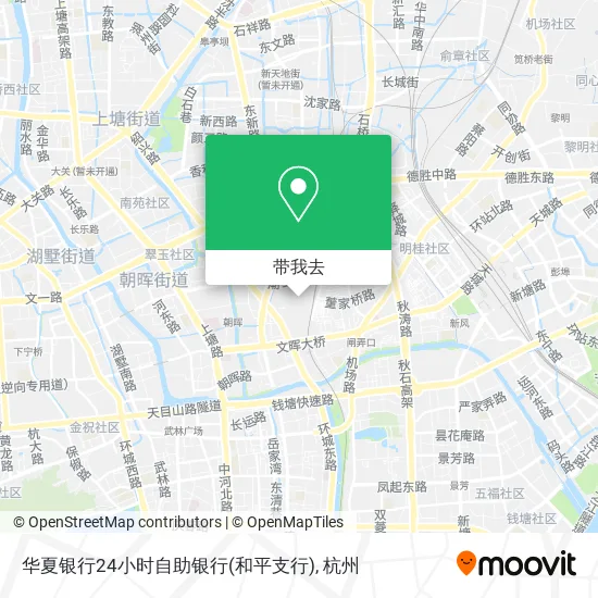 华夏银行24小时自助银行(和平支行)地图