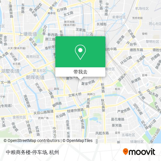 中粮商务楼-停车场地图