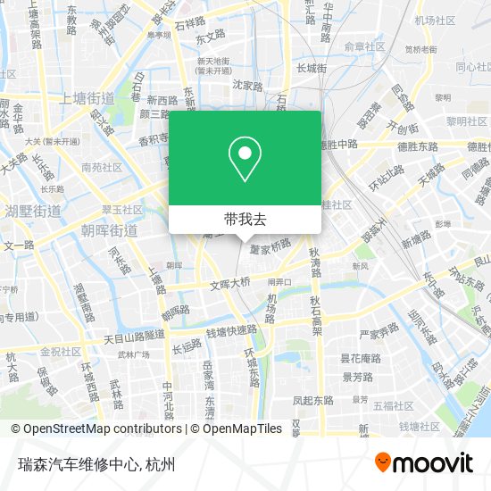 瑞森汽车维修中心地图