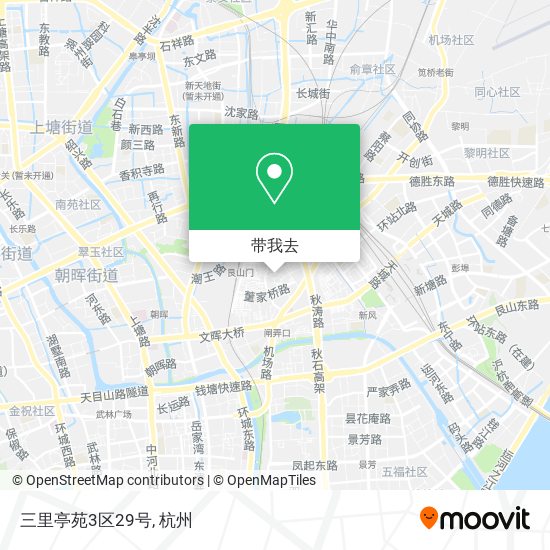 三里亭苑3区29号地图