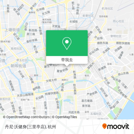 丹尼·沃健身(三里亭店)地图