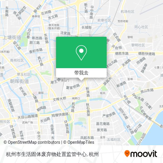 杭州市生活固体废弃物处置监管中心地图
