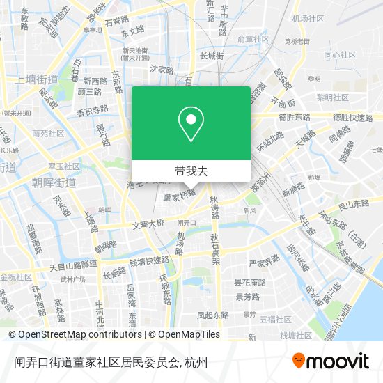 闸弄口街道董家社区居民委员会地图