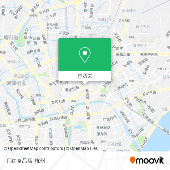 月红食品店地图