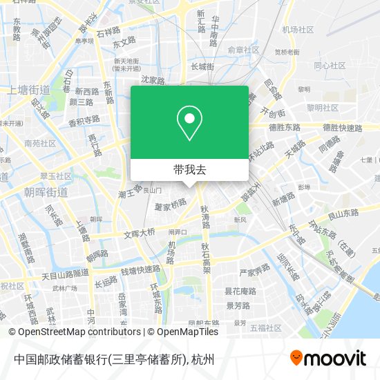 中国邮政储蓄银行(三里亭储蓄所)地图