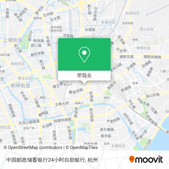 中国邮政储蓄银行24小时自助银行地图