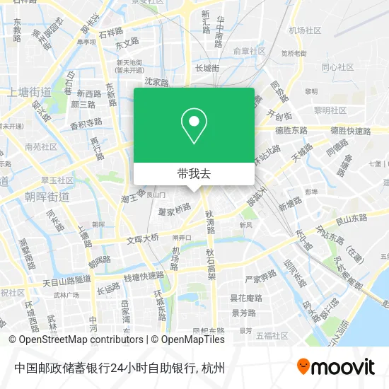 中国邮政储蓄银行24小时自助银行地图