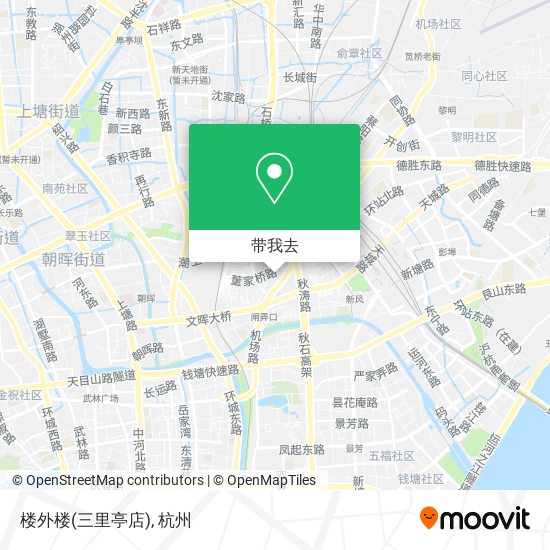 楼外楼(三里亭店)地图