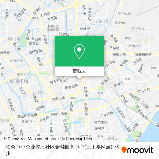 联合中小企业控股社区金融服务中心(三里亭网点)地图