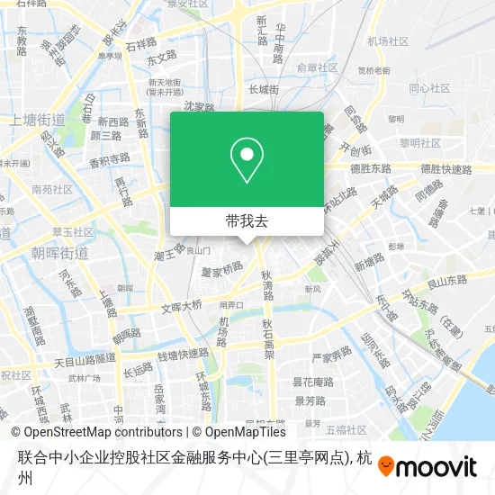 联合中小企业控股社区金融服务中心(三里亭网点)地图