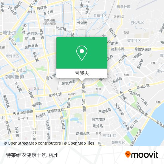特莱维衣健康干洗地图