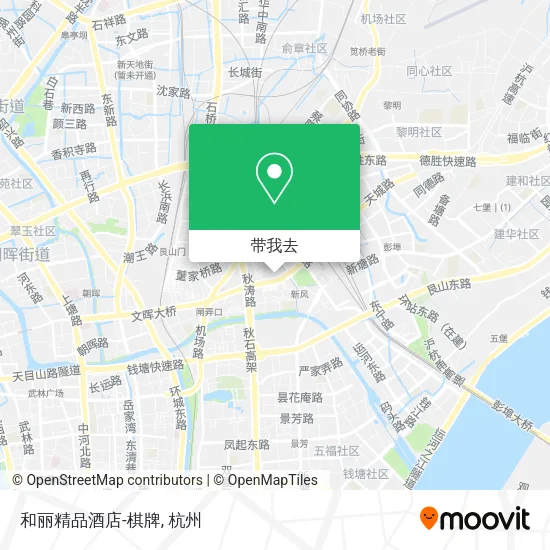 和丽精品酒店-棋牌地图