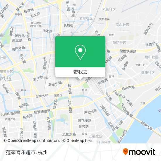 范家喜乐超市地图