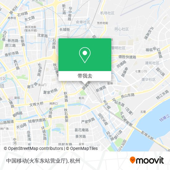 中国移动(火车东站营业厅)地图