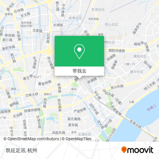 凯征足浴地图