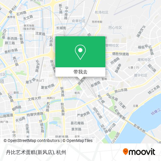 丹比艺术蛋糕(新风店)地图