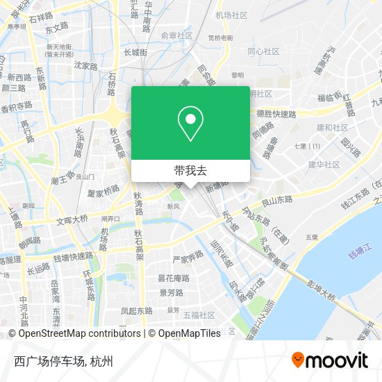 西广场停车场地图