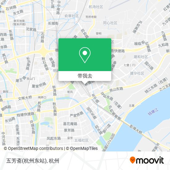五芳斋(杭州东站)地图