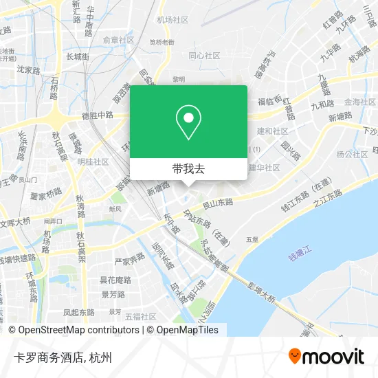 卡罗商务酒店地图