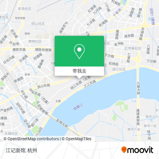 江记面馆地图