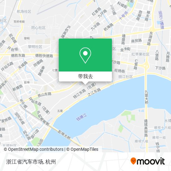 浙江省汽车市场地图