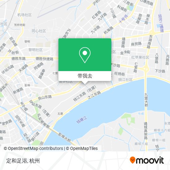 定和足浴地图