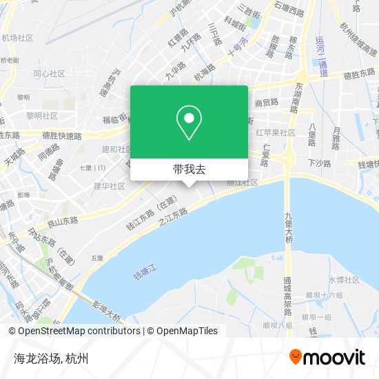 海龙浴场地图