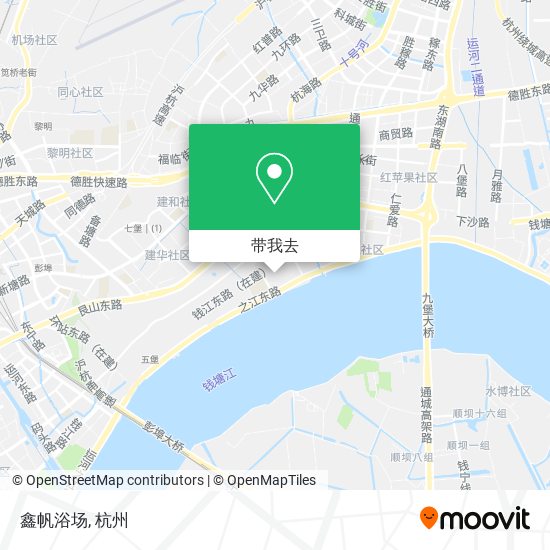 鑫帆浴场地图