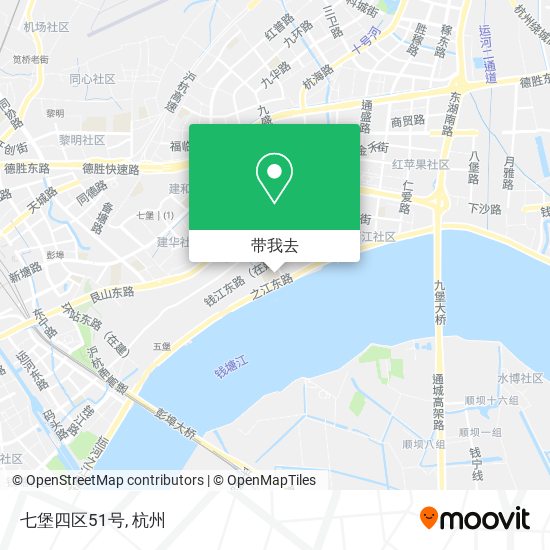 七堡四区51号地图