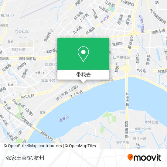 张家土菜馆地图