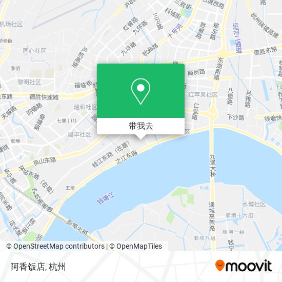 阿香饭店地图